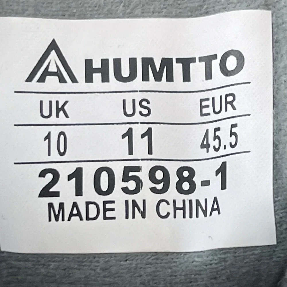 Humtto All Terrain Waterproof Mens size 11 Grey‎ Trail Outdoor Boots 210598-1